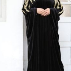 Velvet abaya