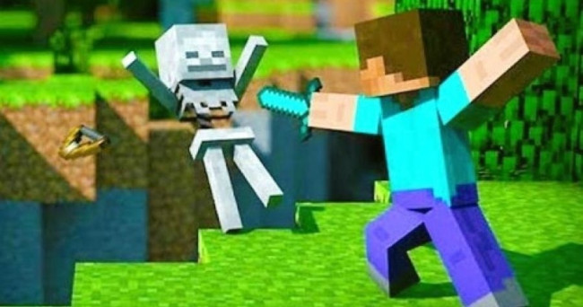 Choose a weapon that will help your survive in the Minecraft World: