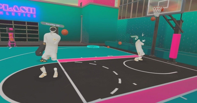 You're about to make a game-winning shot. What's the recommended real-life action for maximum virtual glory?