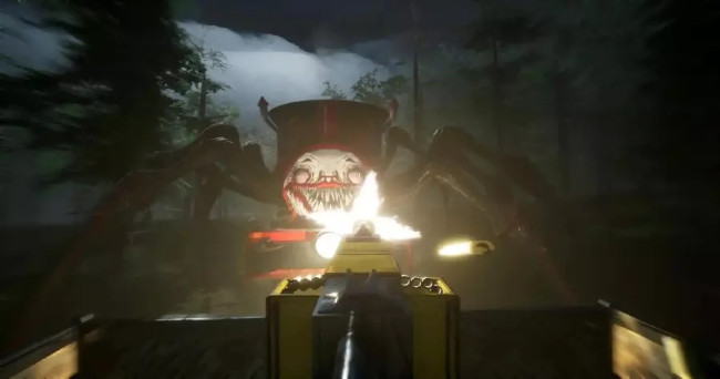 What do you think about giant train-spider hybrid named Charles in this game?